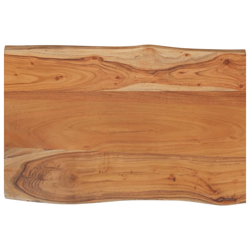 vidaXL Blat do stołu, 60x40x2,5 cm, drewno akacjowe, naturalna krawędź
