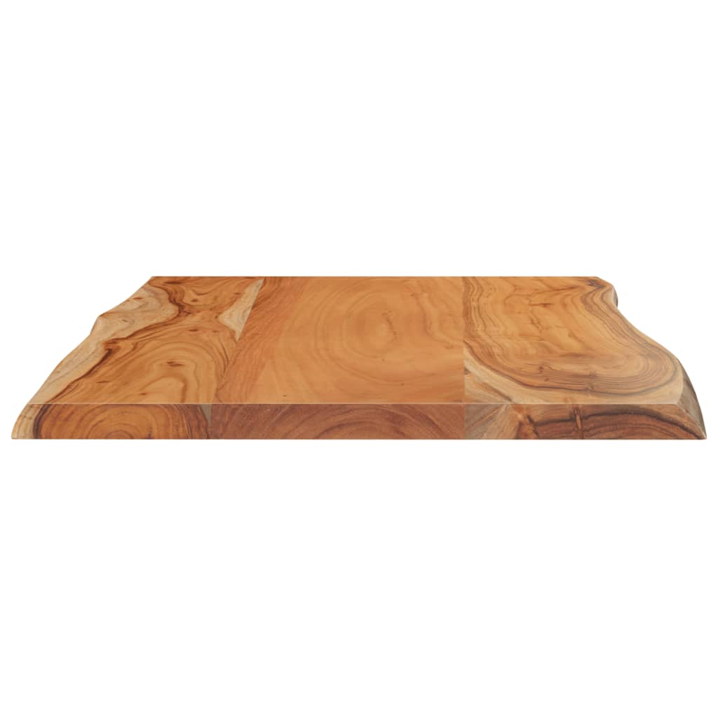 vidaXL Blat do stołu, 60x40x2,5 cm, drewno akacjowe, naturalna krawędź