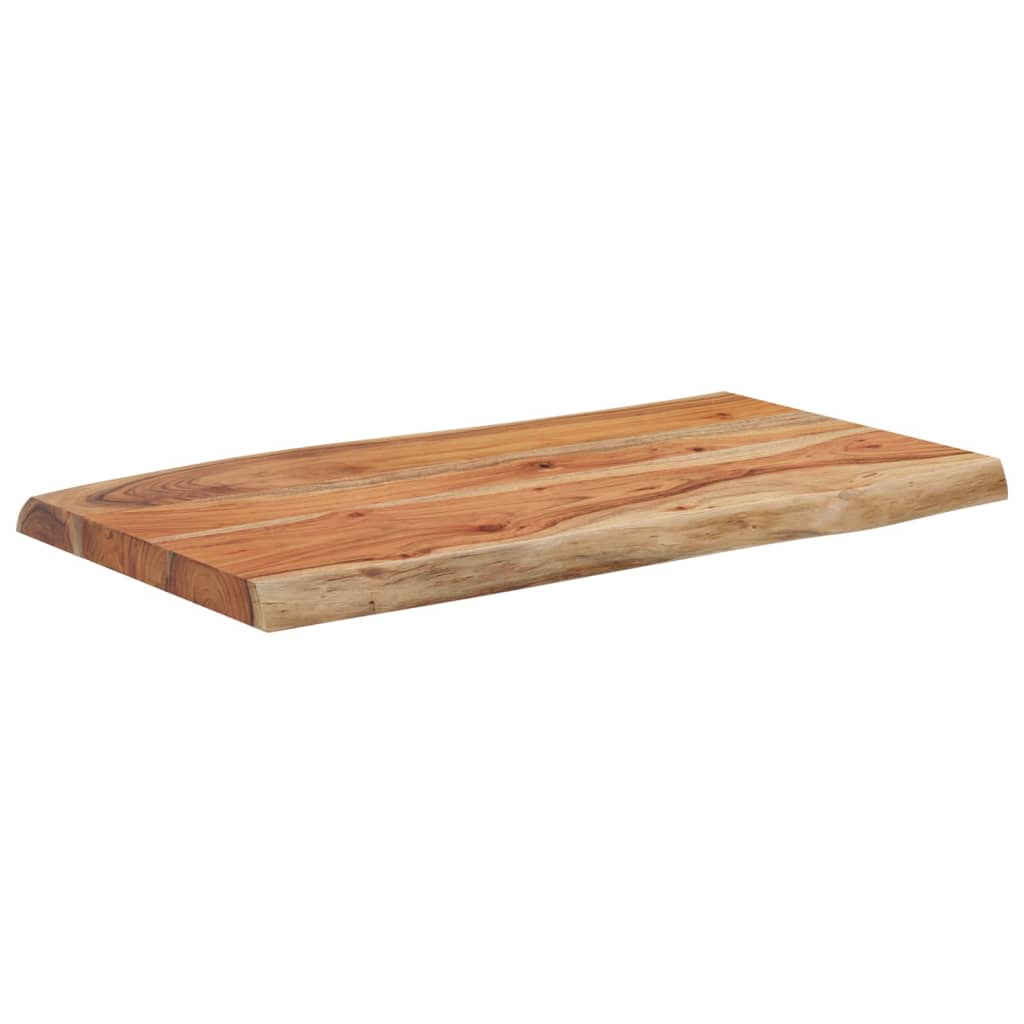 vidaXL Blat do stołu, 70x40x2,5 cm, drewno akacjowe, naturalna krawędź