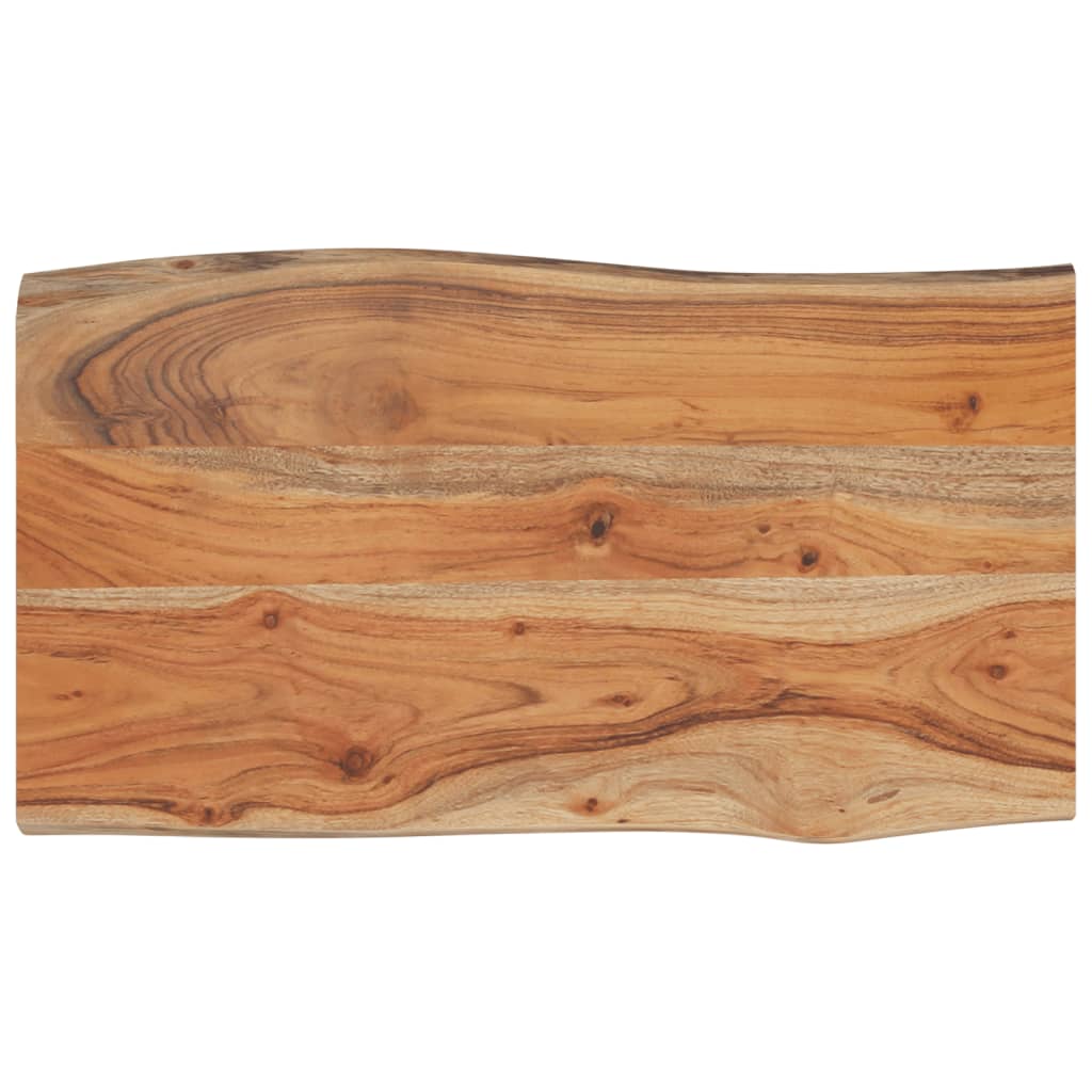 vidaXL Blat do stołu, 70x40x2,5 cm, drewno akacjowe, naturalna krawędź