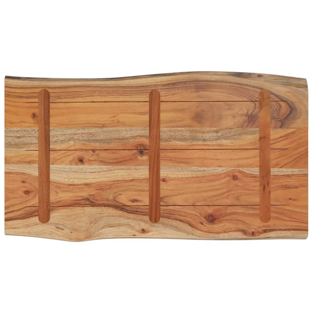 vidaXL Blat do stołu, 70x40x2,5 cm, drewno akacjowe, naturalna krawędź