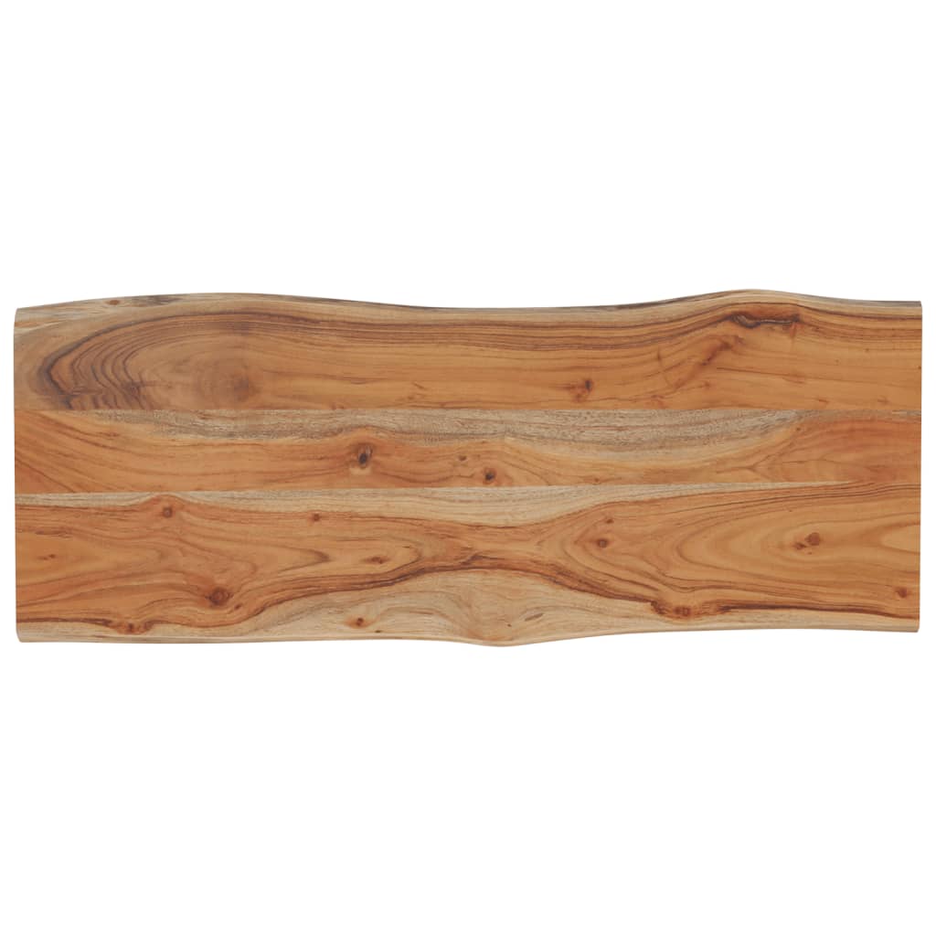vidaXL Blat do stołu, 90x40x2,5 cm, drewno akacjowe, naturalna krawędź