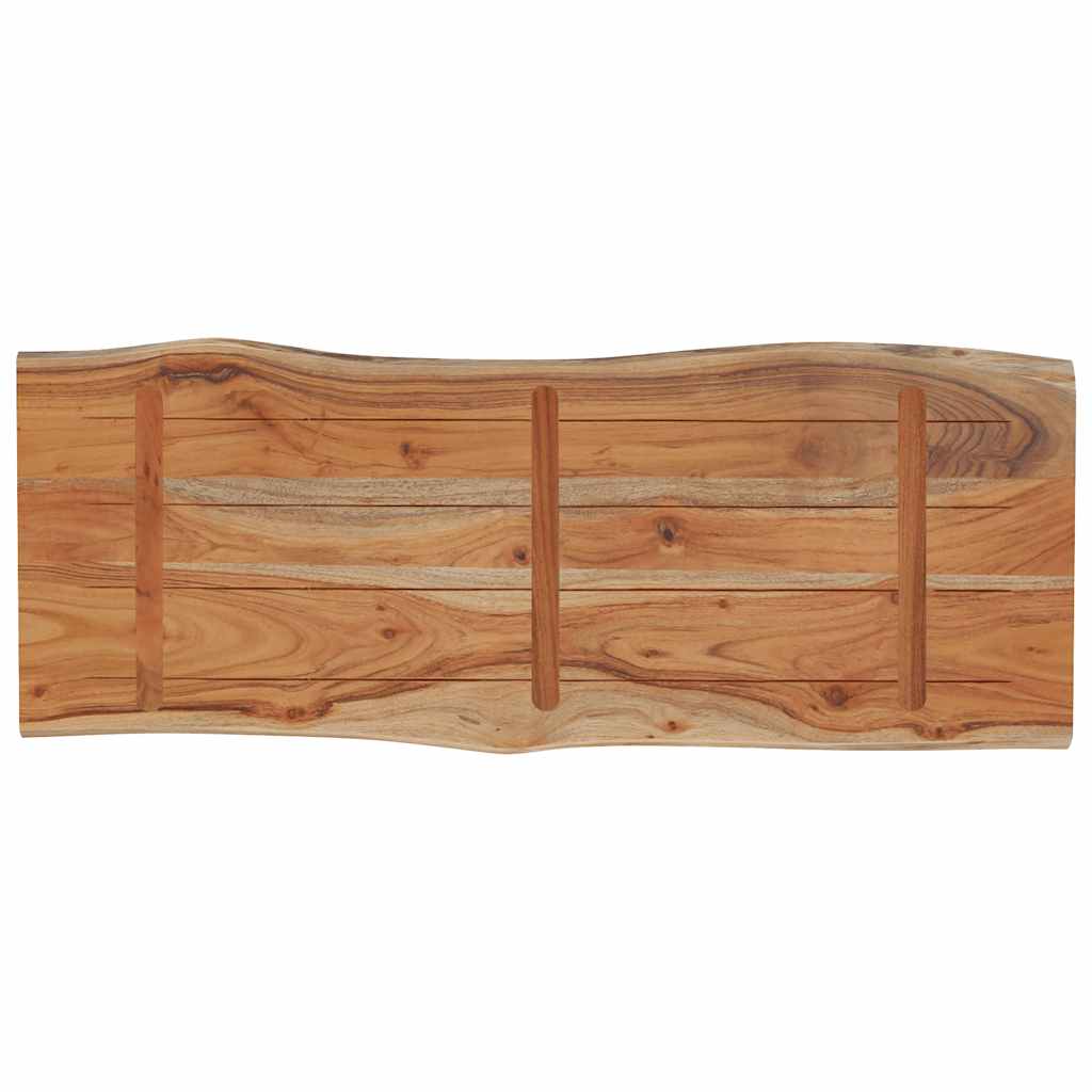 vidaXL Blat do stołu, 100x40x2,5cm, drewno akacjowe, naturalna krawędź