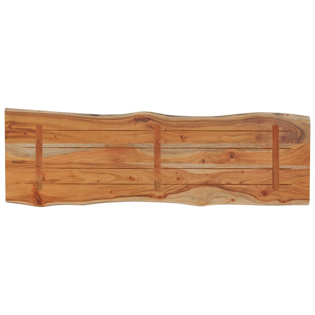 vidaXL Blat do stołu, 110x40x2,5cm, drewno akacjowe, naturalna krawędź