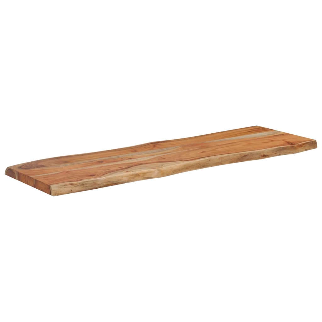 vidaXL Blat do stołu, 120x40x2,5cm, drewno akacjowe, naturalna krawędź
