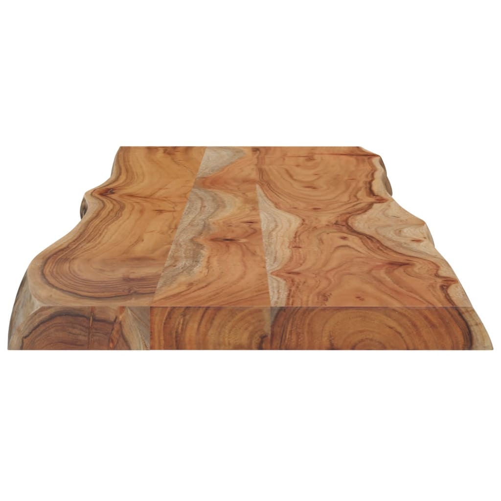 vidaXL Blat do stołu, 120x40x2,5cm, drewno akacjowe, naturalna krawędź