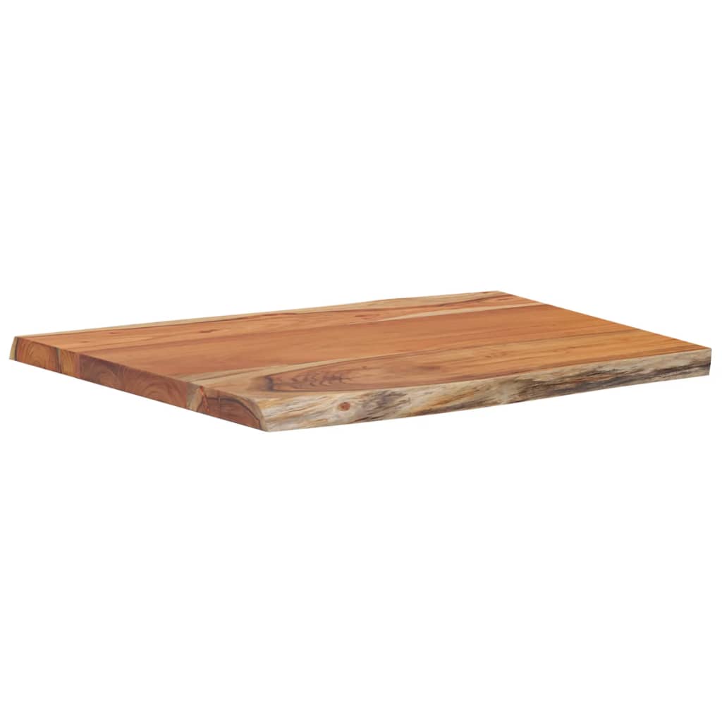 vidaXL Blat do stołu, 70x60x2,5 cm, drewno akacjowe, naturalna krawędź