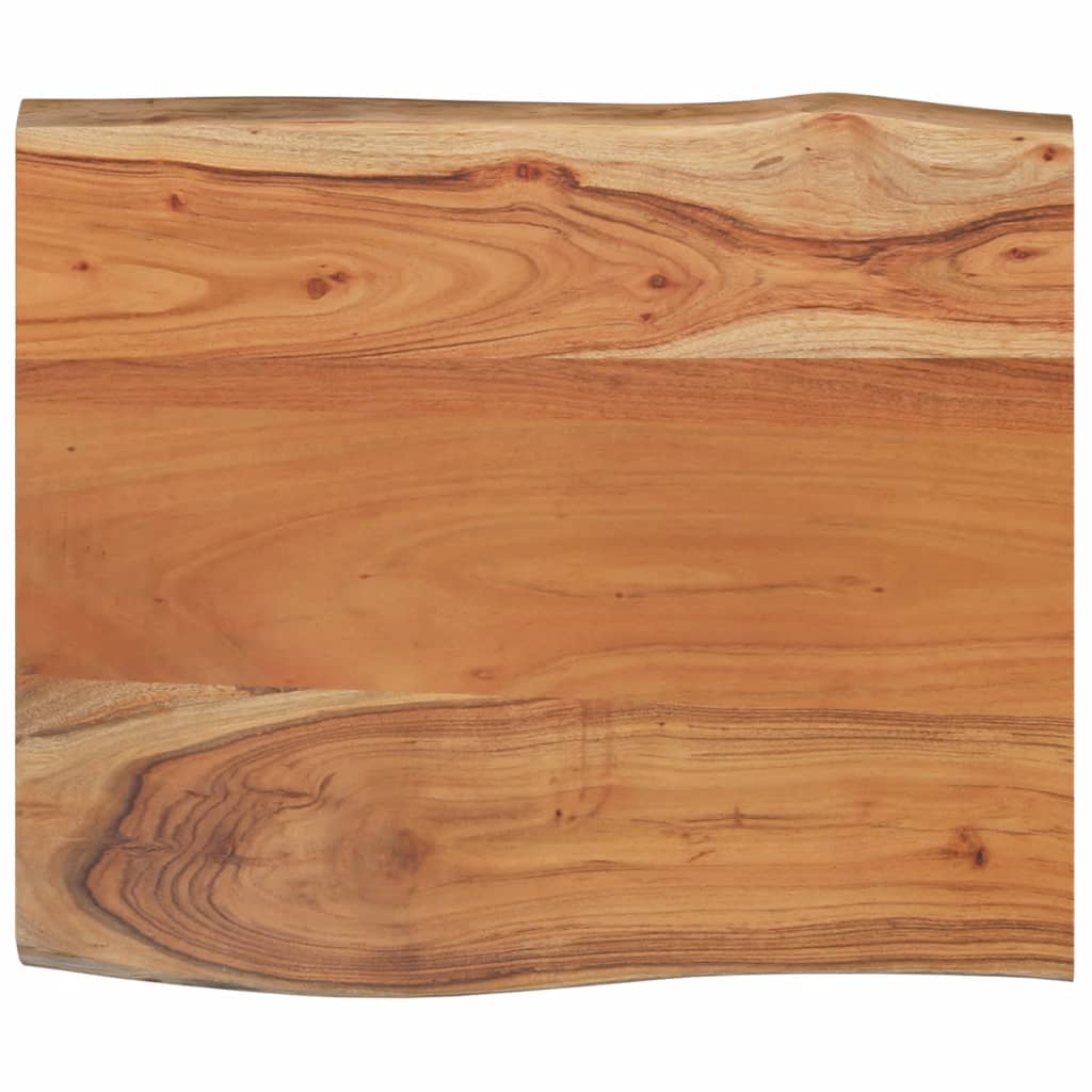 vidaXL Blat do stołu, 70x60x2,5 cm, drewno akacjowe, naturalna krawędź