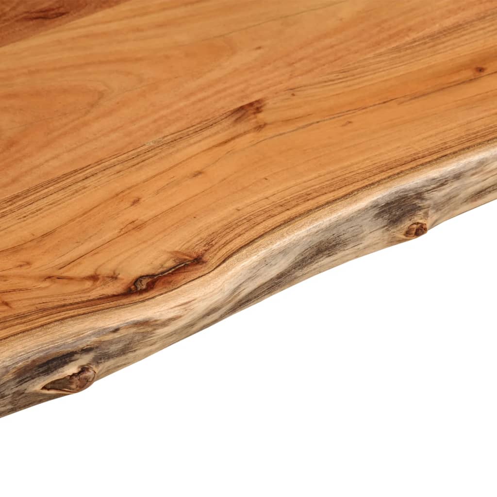 vidaXL Blat do stołu, 70x60x2,5 cm, drewno akacjowe, naturalna krawędź