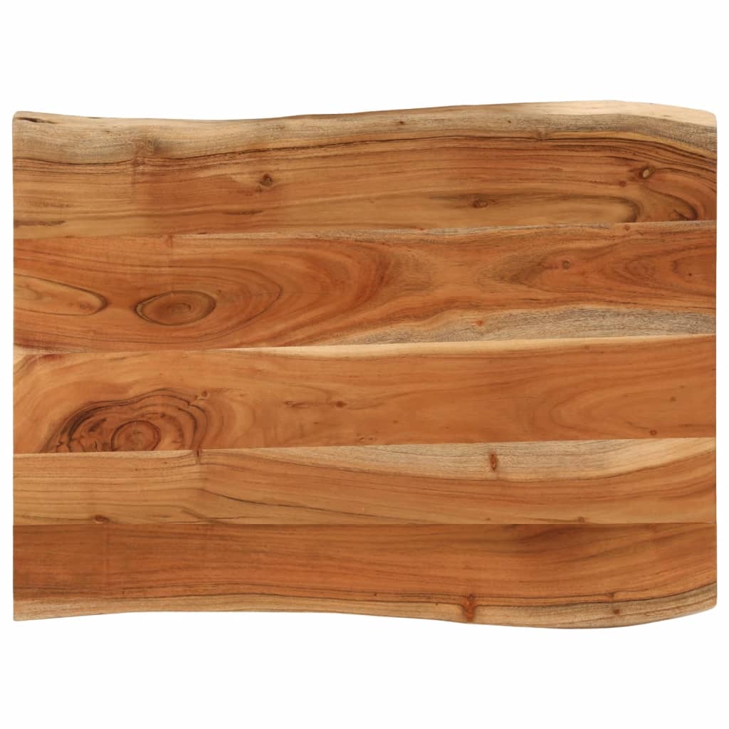 vidaXL Blat stołu, 90x60x2,5 cm, drewno akacjowe, naturalna krawędź