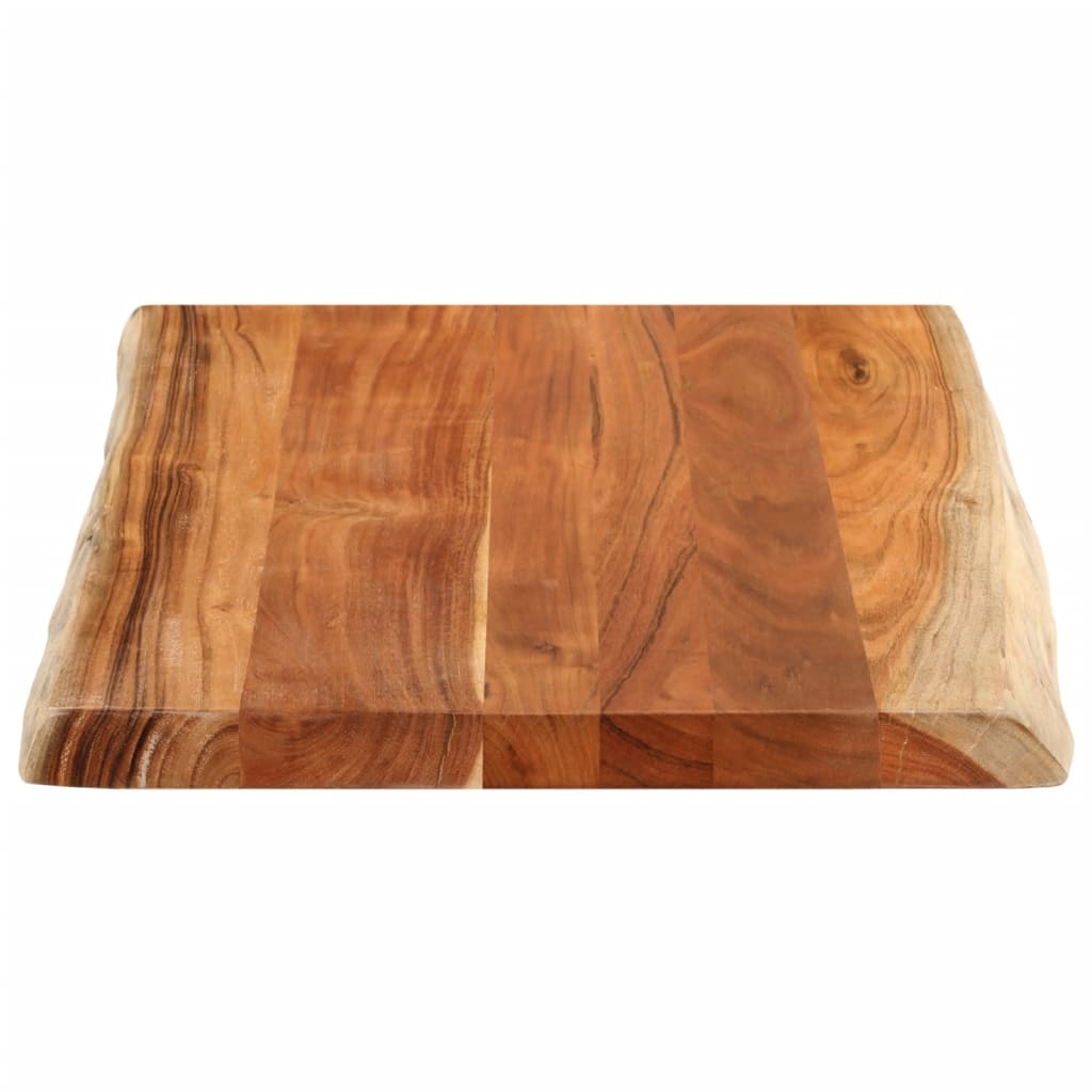 vidaXL Blat stołu, 90x60x2,5 cm, drewno akacjowe, naturalna krawędź