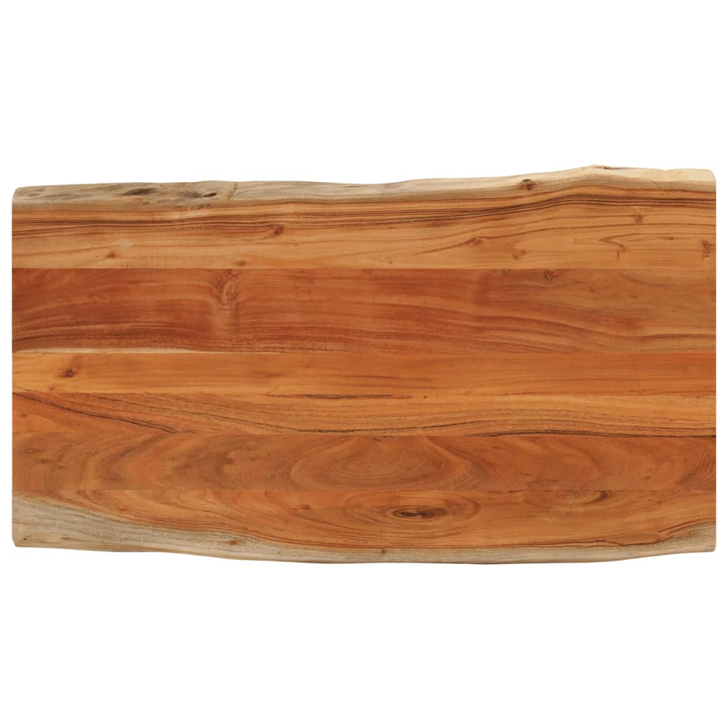 vidaXL Blat stołu, 110x60x2,5 cm, drewno akacjowe, naturalna krawędź