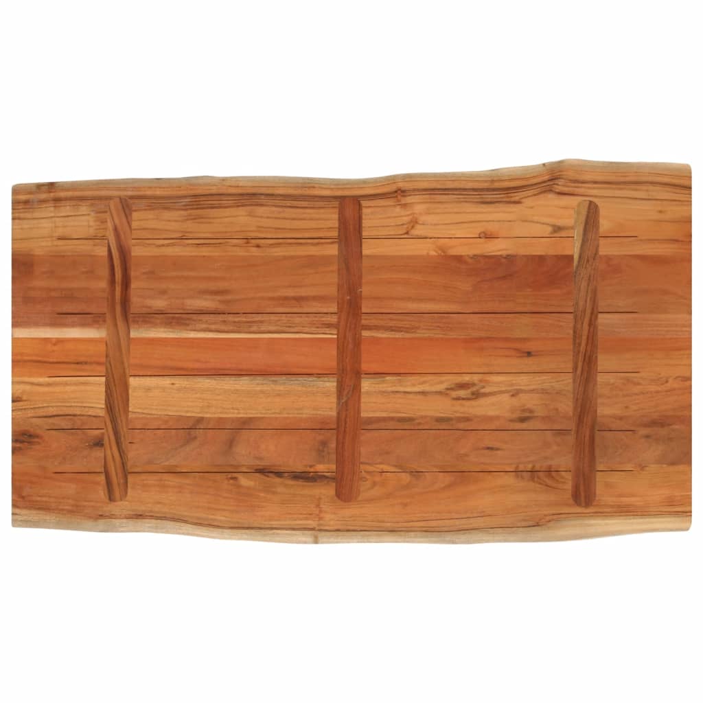 vidaXL Blat stołu, 110x60x2,5 cm, drewno akacjowe, naturalna krawędź