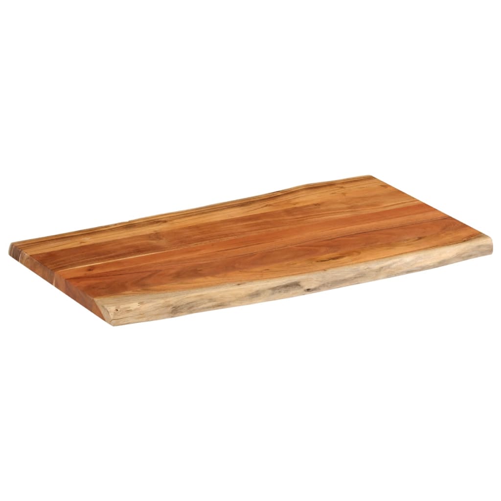vidaXL Blat stołu, 120x60x2,5 cm, drewno akacjowe, naturalna krawędź