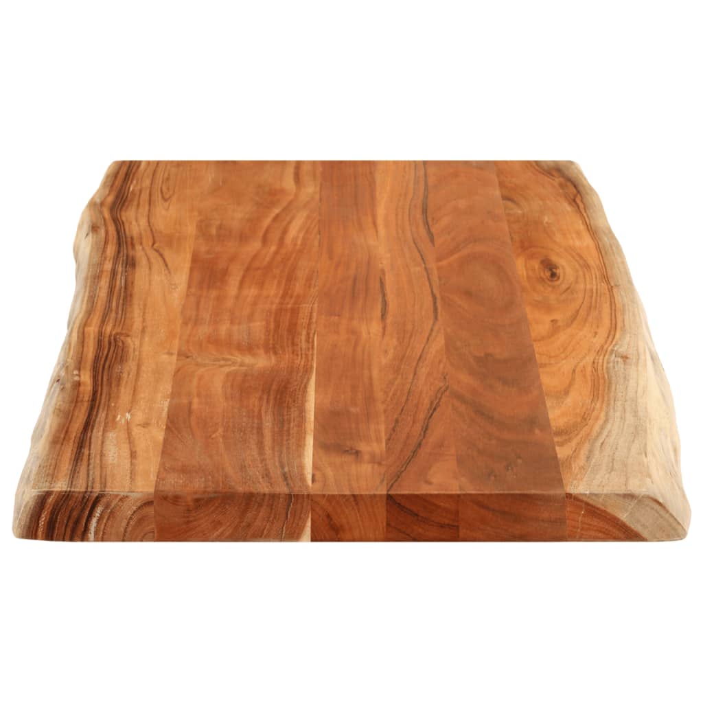 vidaXL Blat stołu, 120x60x2,5 cm, drewno akacjowe, naturalna krawędź