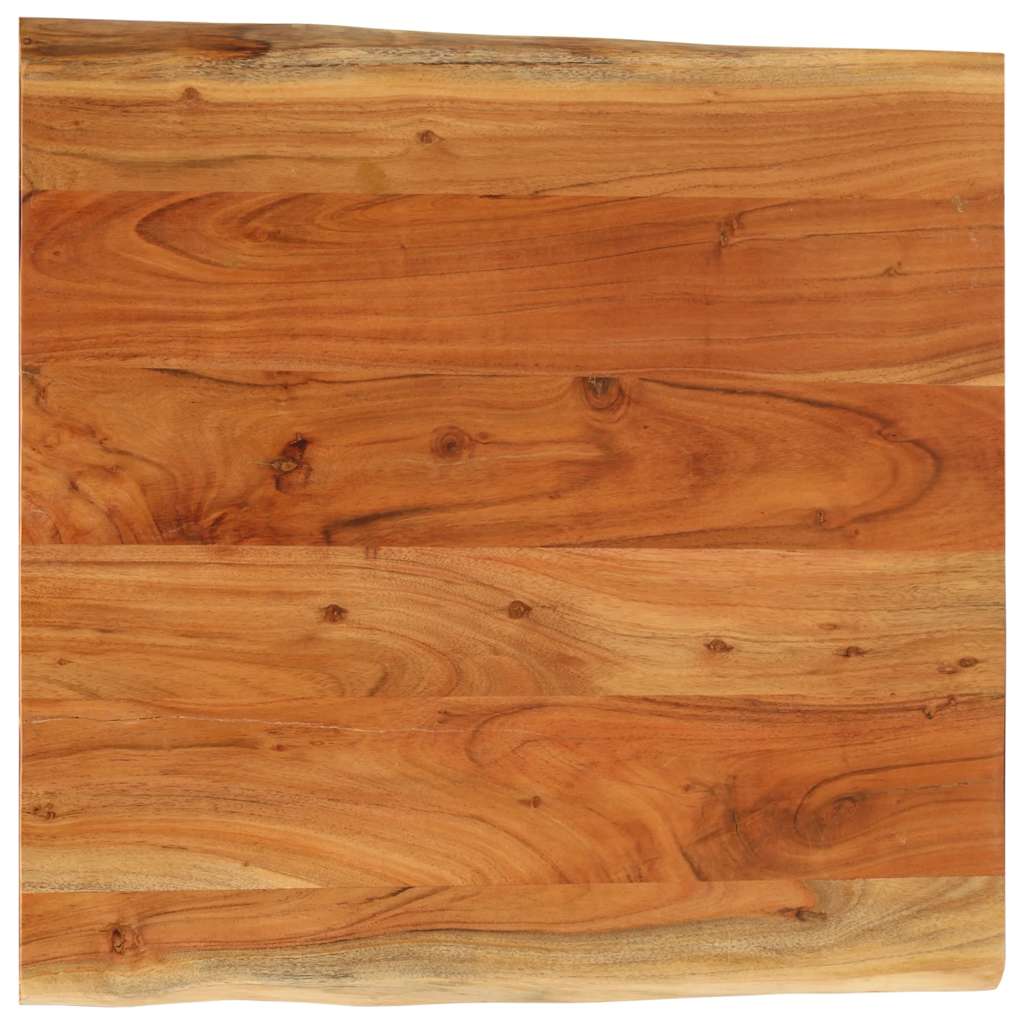 vidaXL Blat biurka, 80x80x2,5 cm, drewno akacjowe, naturalna krawędź