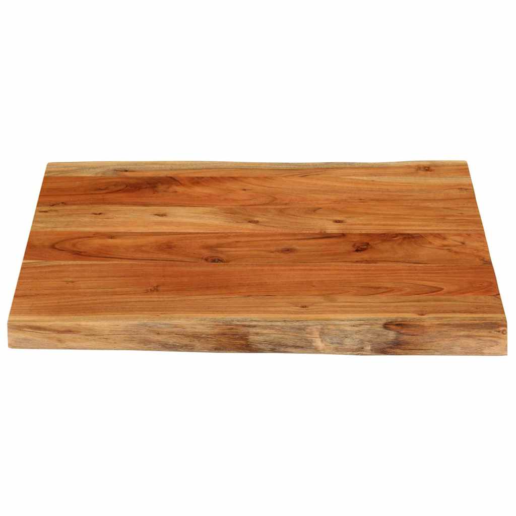 vidaXL Blat biurka, 80x80x2,5 cm, drewno akacjowe, naturalna krawędź