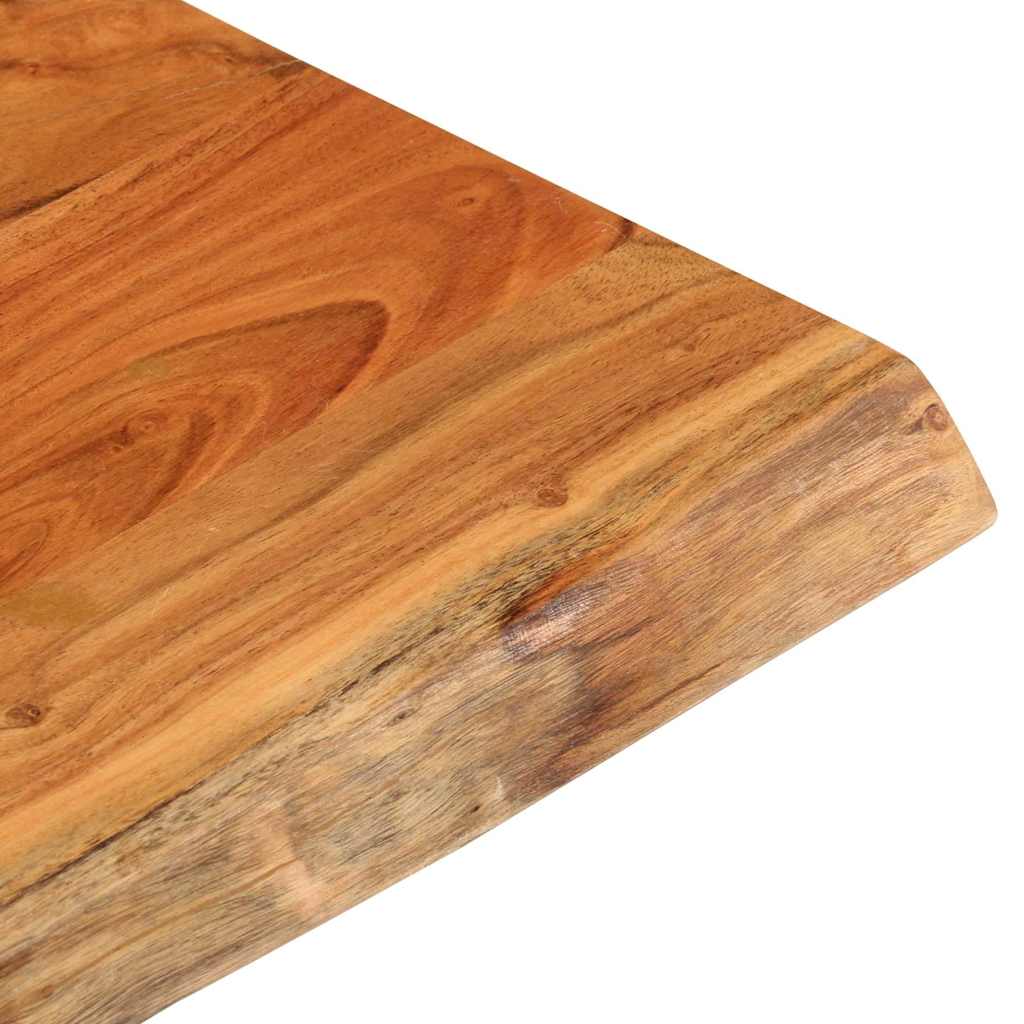 vidaXL Blat biurka, 80x80x2,5 cm, drewno akacjowe, naturalna krawędź
