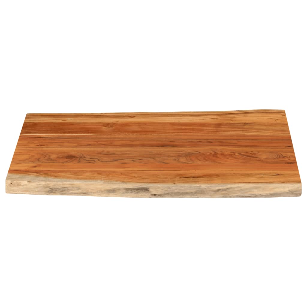 vidaXL Blat biurka, 90x80x2,5 cm, drewno akacjowe, naturalna krawędź