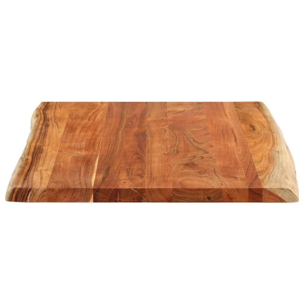 vidaXL Blat biurka, 90x80x2,5 cm, drewno akacjowe, naturalna krawędź