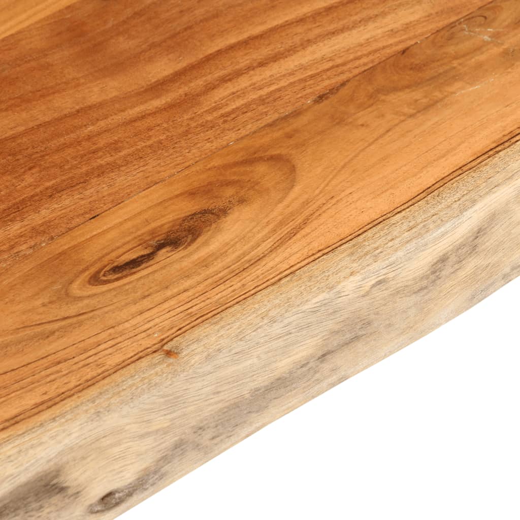 vidaXL Blat biurka, 90x80x2,5 cm, drewno akacjowe, naturalna krawędź