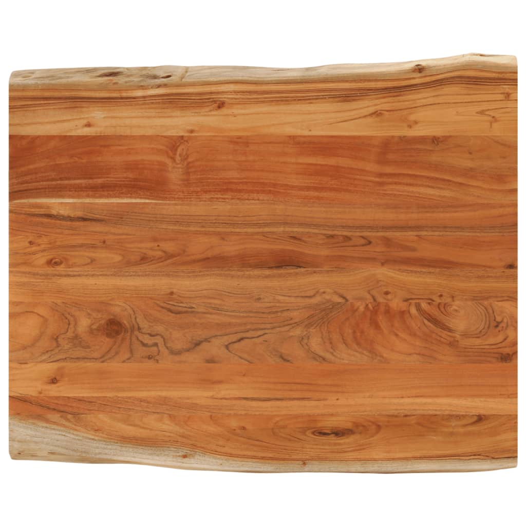 vidaXL Blat biurka, 100x80x2,5 cm, drewno akacjowe, naturalna krawędź