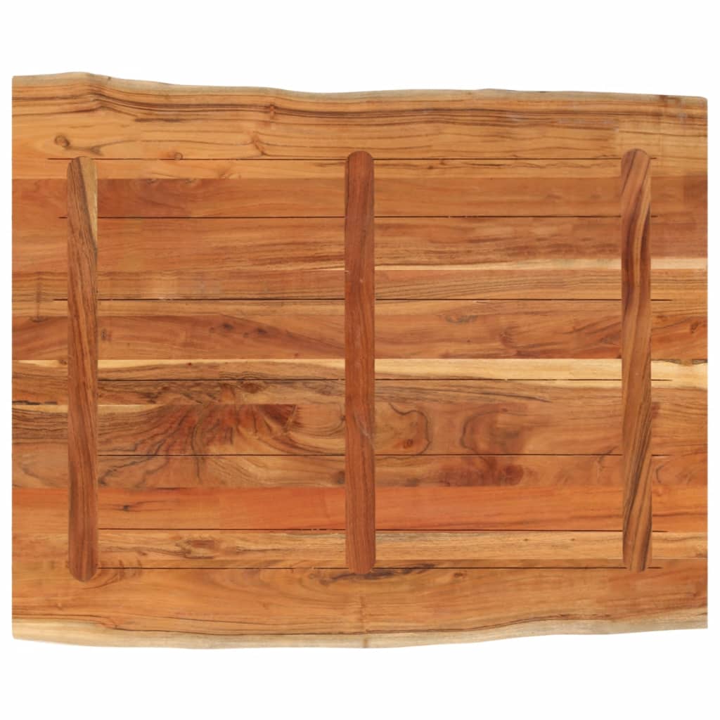 vidaXL Blat biurka, 100x80x2,5 cm, drewno akacjowe, naturalna krawędź