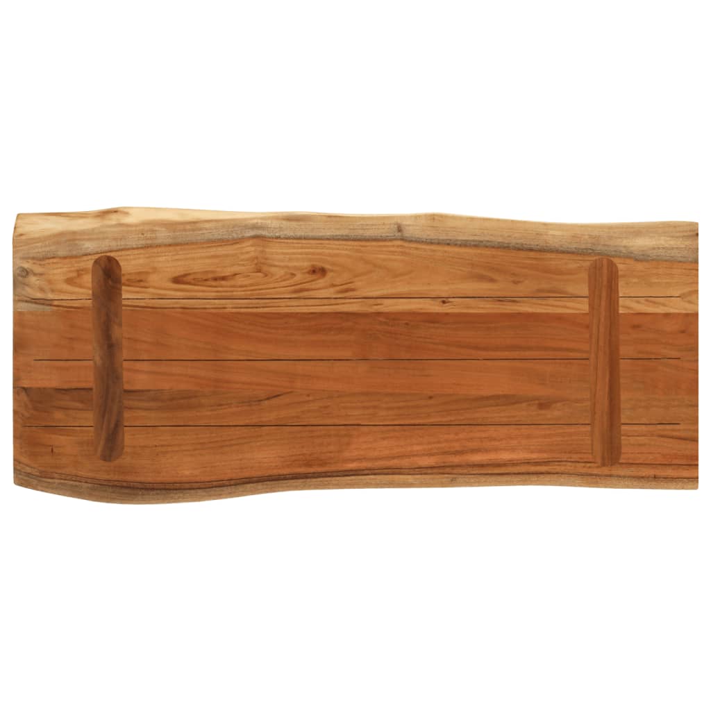 vidaXL Blat do stołu, 80x40x3,8 cm, drewno akacjowe, naturalna krawędź