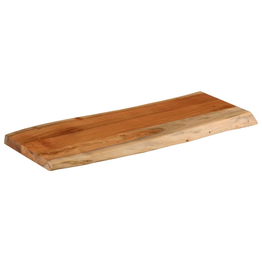 vidaXL Blat do stołu, 100x40x3,8cm, drewno akacjowe, naturalna krawędź