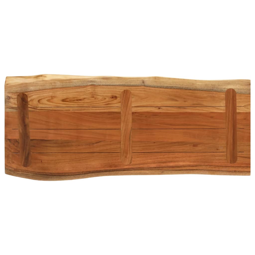 vidaXL Blat do stołu, 100x40x3,8cm, drewno akacjowe, naturalna krawędź