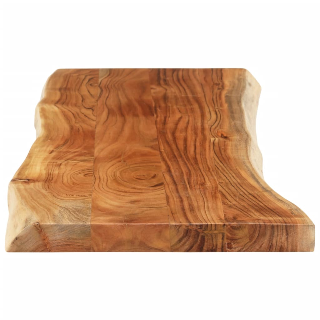 vidaXL Blat do stołu, 120x40x3,8cm, drewno akacjowe, naturalna krawędź