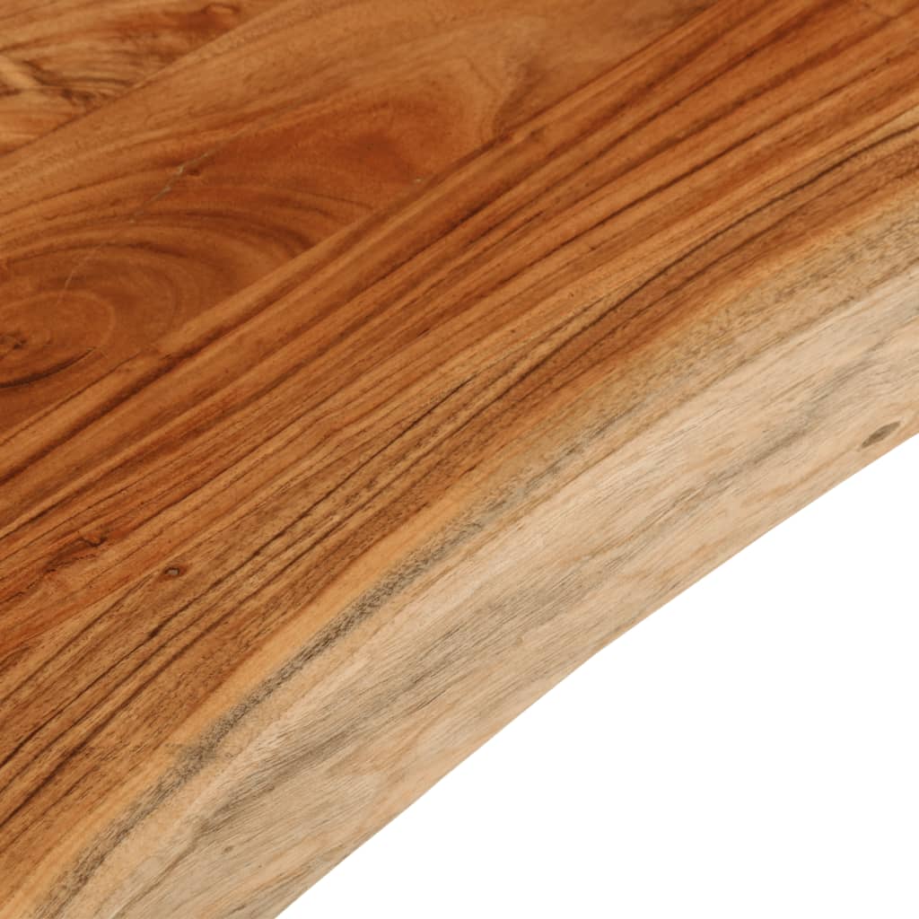 vidaXL Blat do stołu, 120x40x3,8cm, drewno akacjowe, naturalna krawędź