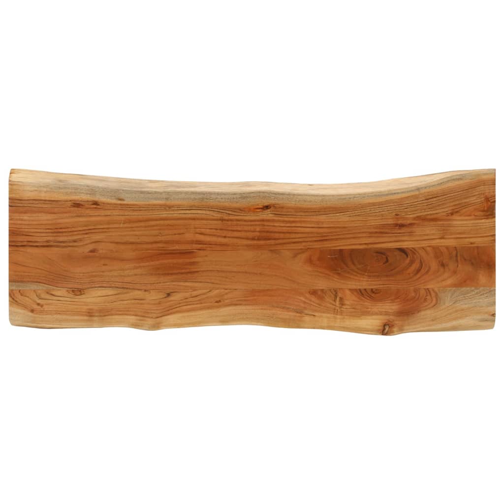 vidaXL Blat do stołu, 140x40x3,8cm, drewno akacjowe, naturalna krawędź