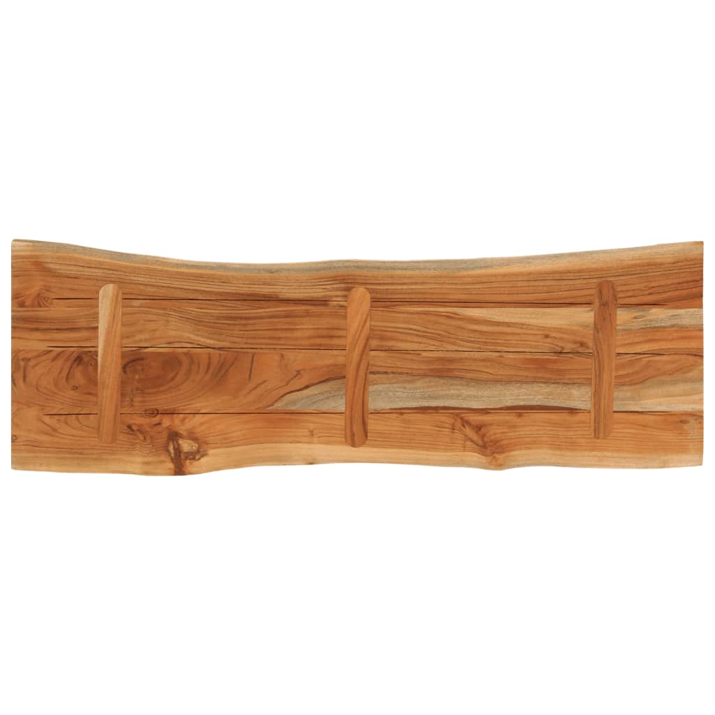 vidaXL Blat do stołu, 140x40x3,8cm, drewno akacjowe, naturalna krawędź