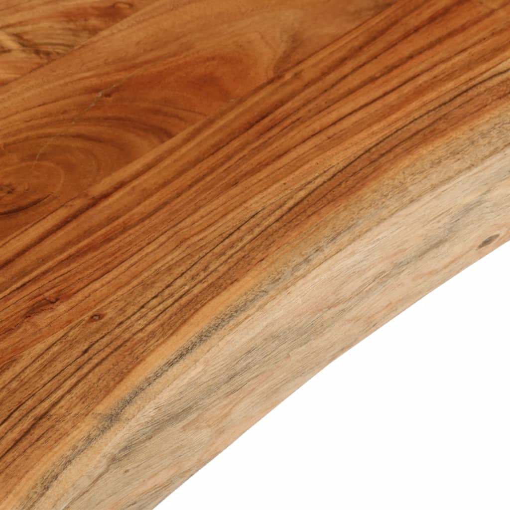 vidaXL Blat do stołu, 140x40x3,8cm, drewno akacjowe, naturalna krawędź