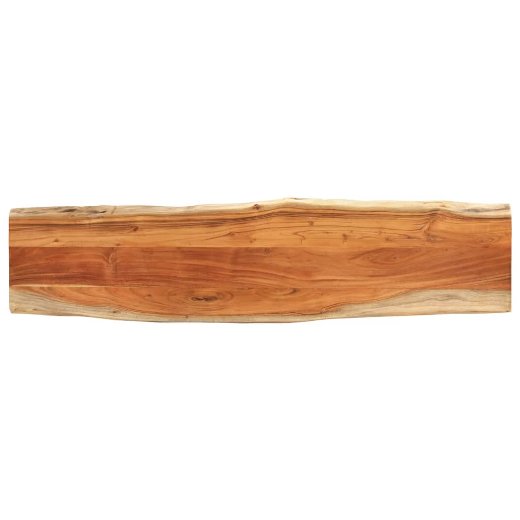 vidaXL Blat do stołu, 160x40x3,8cm, drewno akacjowe, naturalna krawędź
