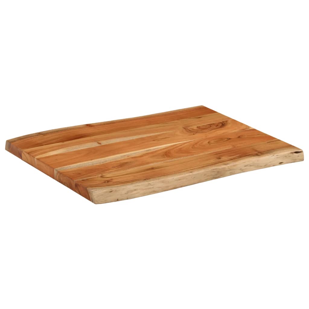 vidaXL Blat stołu, 70x60x3,8 cm, drewno akacjowe, naturalna krawędź