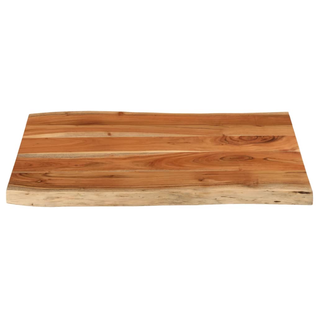 vidaXL Blat stołu, 80x60x3,8 cm, drewno akacjowe, naturalna krawędź
