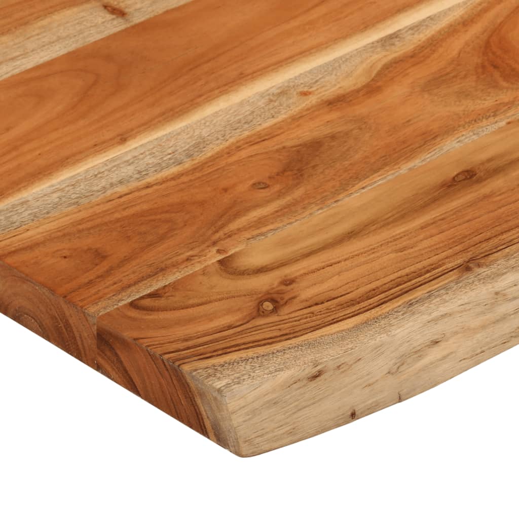 vidaXL Blat stołu, 90x60x3,8 cm, drewno akacjowe, naturalna krawędź