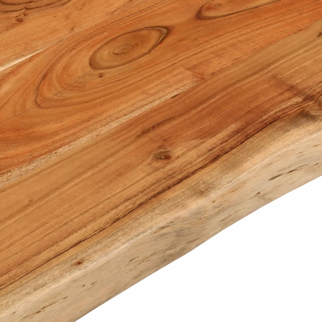 vidaXL Blat stołu, 90x60x3,8 cm, drewno akacjowe, naturalna krawędź