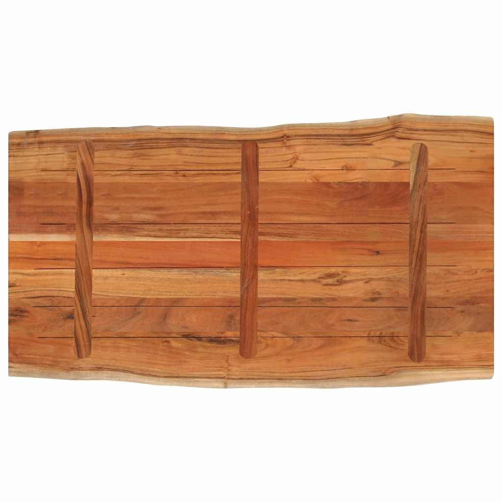 vidaXL Blat stołu, 100x60x3,8 cm, drewno akacjowe, naturalna krawędź