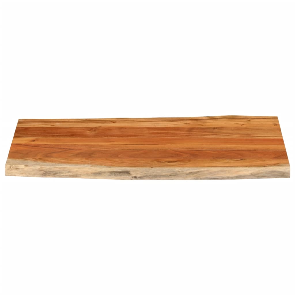 vidaXL Blat stołu, 110x60x3,8 cm, drewno akacjowe, naturalna krawędź