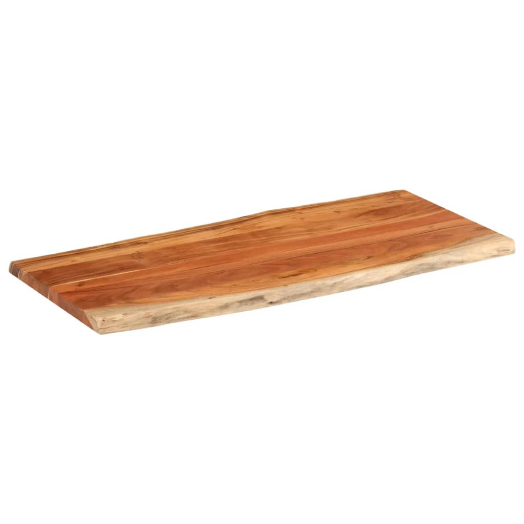 vidaXL Blat stołu, 140x60x3,8 cm, drewno akacjowe, naturalna krawędź