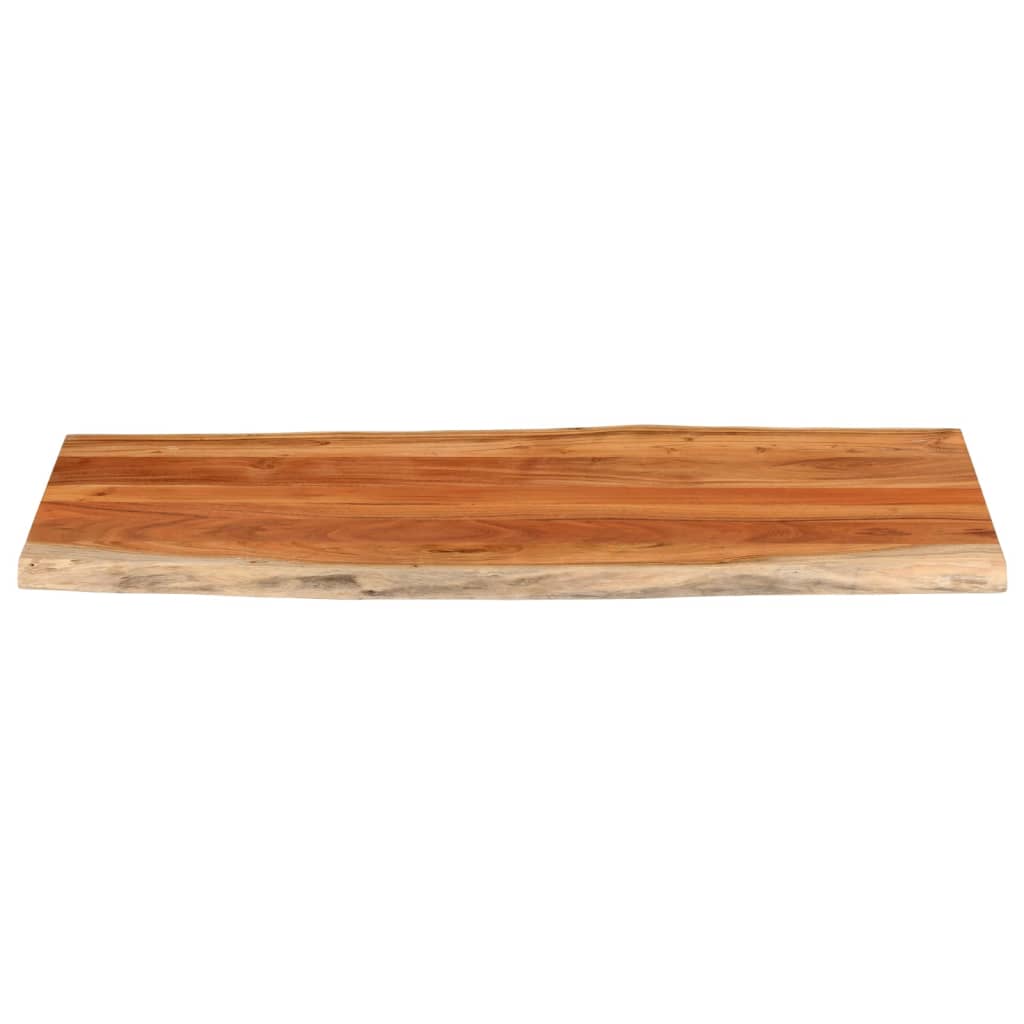 vidaXL Blat stołu, 140x60x3,8 cm, drewno akacjowe, naturalna krawędź