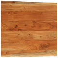 vidaXL Blat biurka, 80x80x3,8 cm, drewno akacjowe, naturalna krawędź