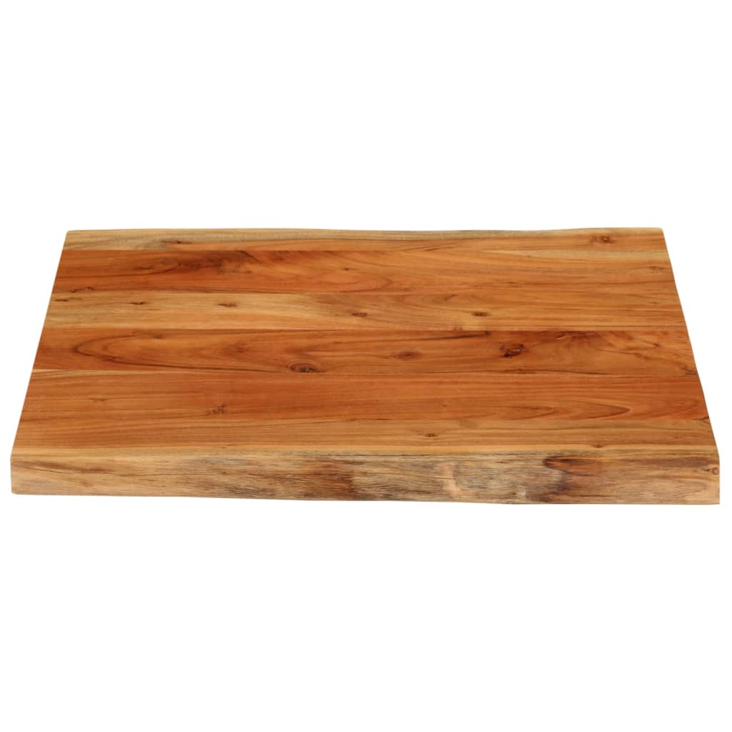 vidaXL Blat biurka, 80x80x3,8 cm, drewno akacjowe, naturalna krawędź