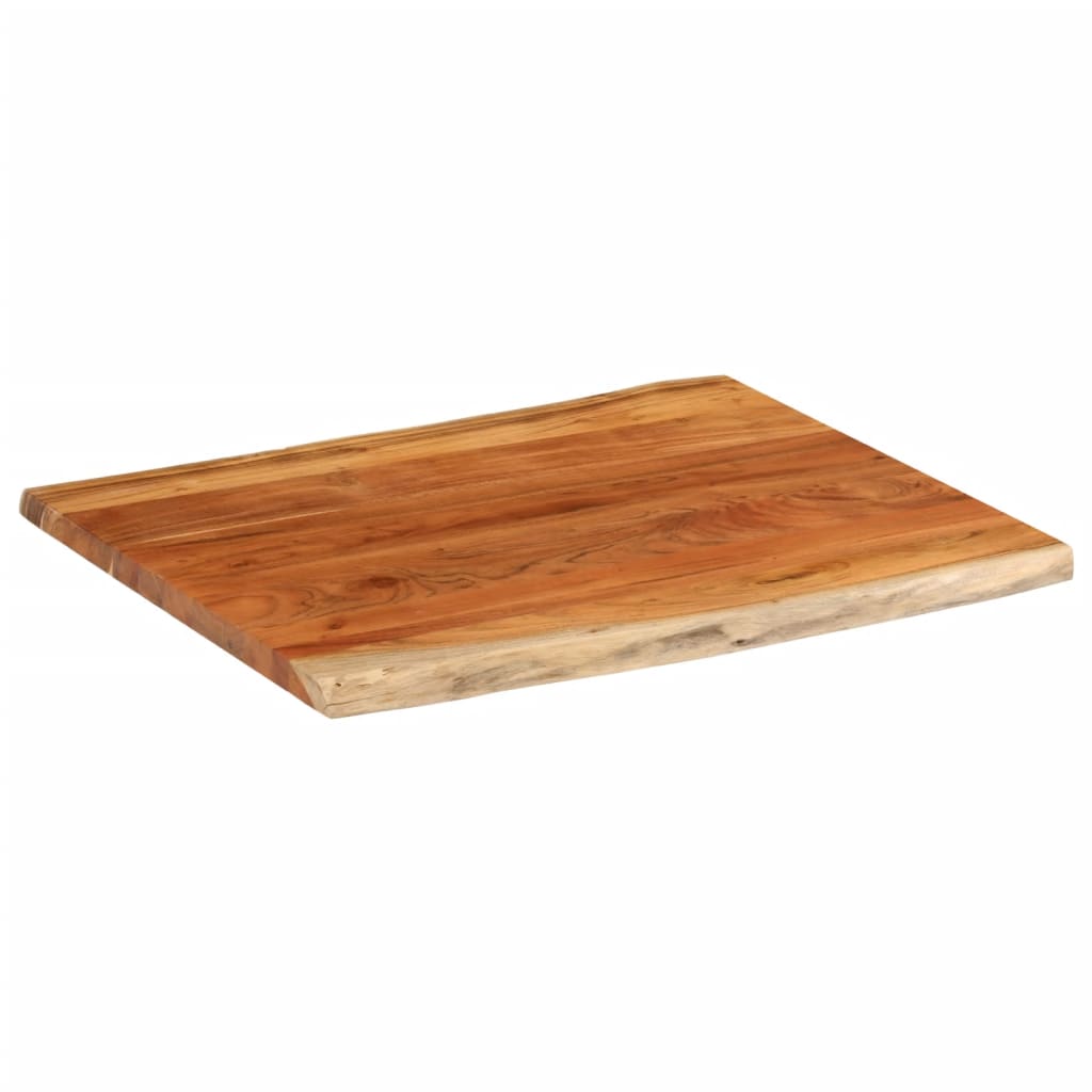 vidaXL Blat biurka, 90x80x3,8 cm, drewno akacjowe, naturalna krawędź
