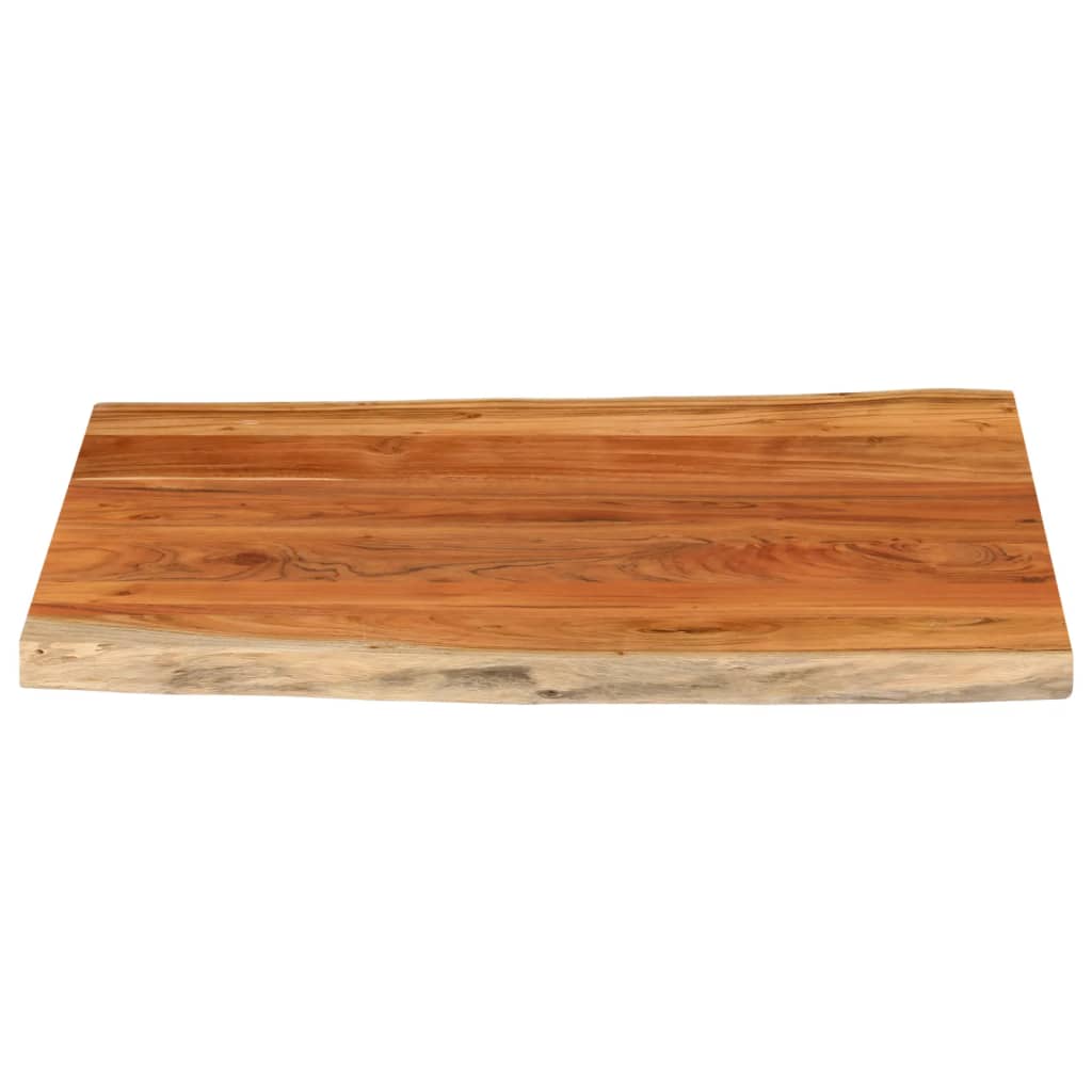 vidaXL Blat biurka, 90x80x3,8 cm, drewno akacjowe, naturalna krawędź