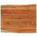 vidaXL Blat biurka, 100x80x3,8 cm, drewno akacjowe, naturalna krawędź