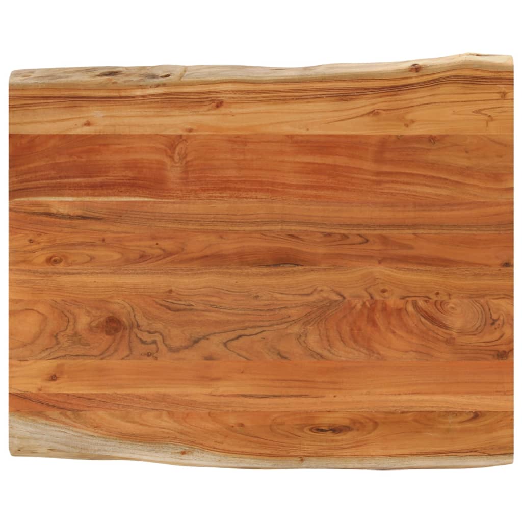 vidaXL Blat biurka, 110x80x3,8 cm, drewno akacjowe, naturalna krawędź